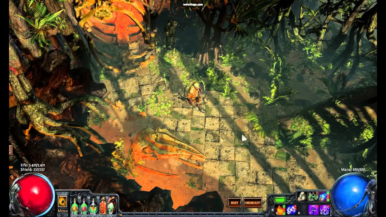 Path of Exile Jungle Hideout