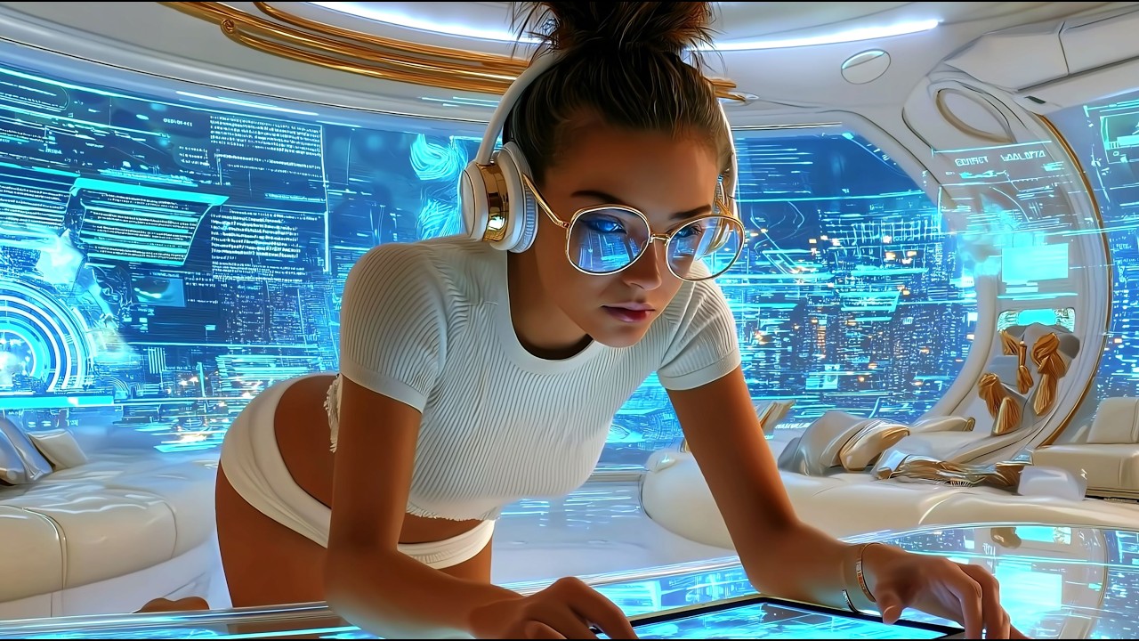 Life in 2700 AD Futuristic Cities, Flying Cars & Eco Utopia  1 Hour Sci-Fi Ambient 4K