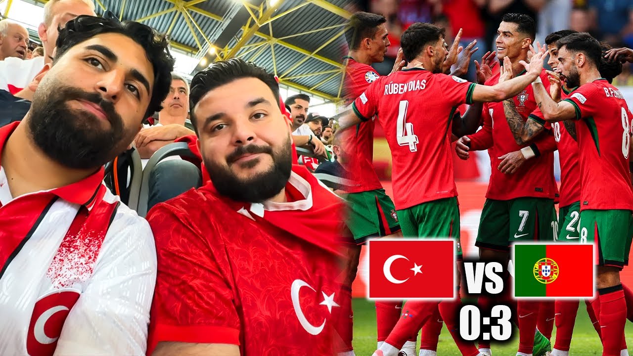 Bittere Niederlage! 💔 TÜRKEI vs PORTUGAL 0:3 LIVE aus dem STADION