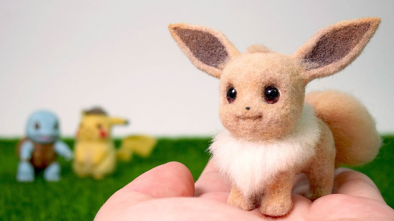 [띠부] Pokemon Detective Pikachu 'Eevee' _ DIY Polymer Clay Tutorial / 폴리머클레이로 이브이 만들기 (ENG SUB)