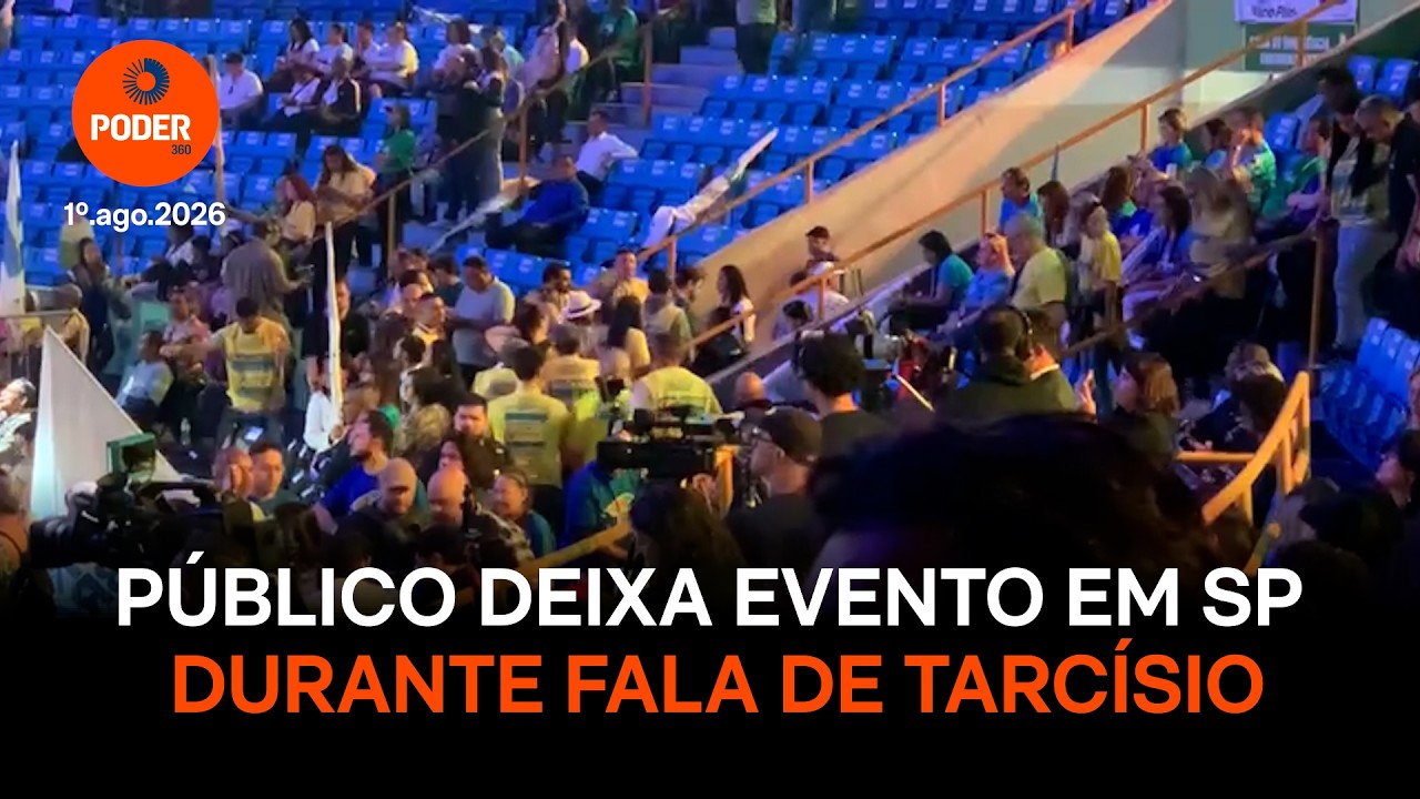 P&uacute;blico deixa evento do Republicanos em SP durante fala de Tarc&iacute;sio