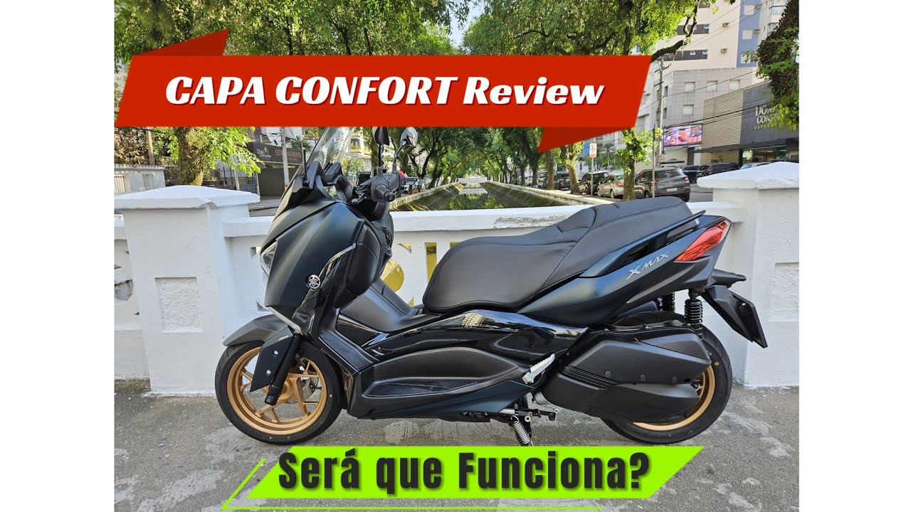 CAPA CONFORT para XMAX da GV BANCOS.  Será que funciona para dores no cóccix?