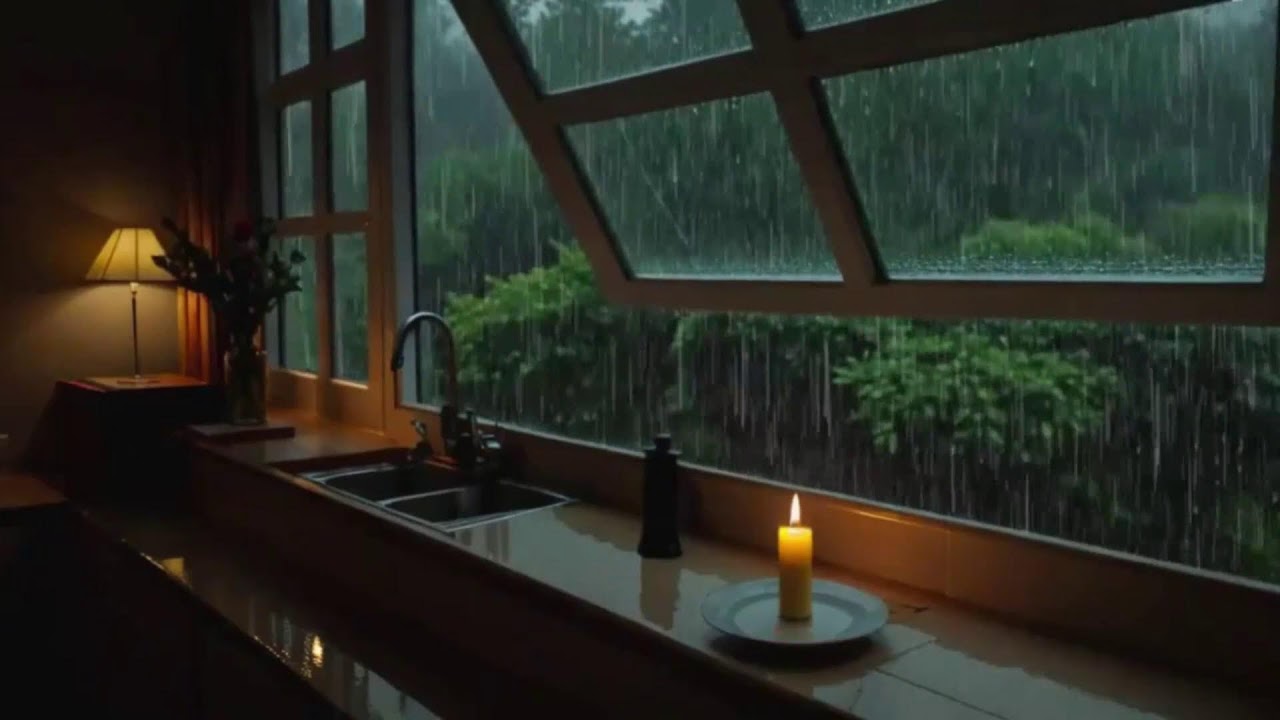 Cant Sleep at 2 AM? Heavy Rain for INSTANT Deep Sleep & Ultimate Peace. ASMR.