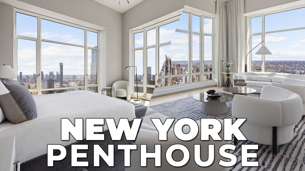 NEW YORK Penthouse Tour - Luxury Redefined in the Heart of Manhattan