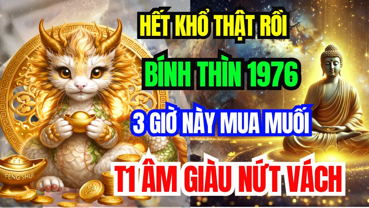 Thầy Phong Thủy Tiết Lộ: Bính Thìn 1976 Mua Muối Vào 3 Ngày Này, Tiền Vào Như Nước, May Mắn Cả Năm