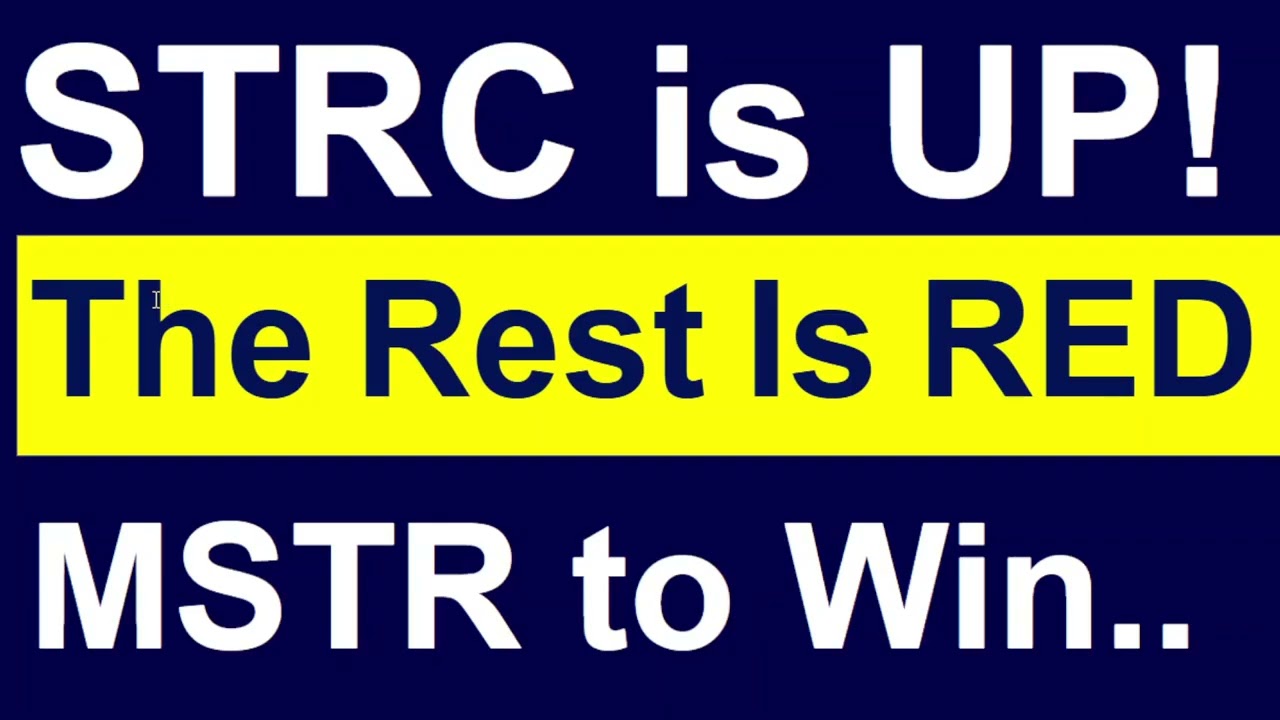 MSTR Stock Super Resilient during EPIC CRASH, Bitcoin Steady and STRC Is Up! Digital Credit Wins BIG