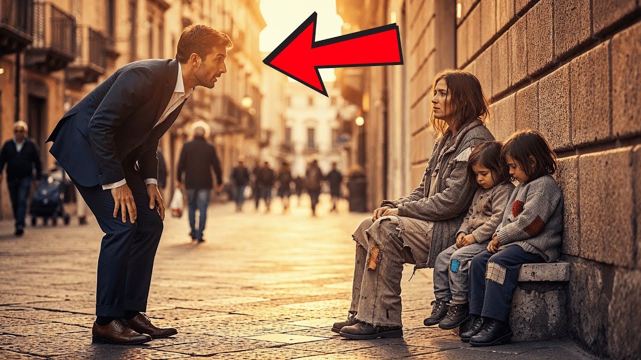 “Je la connais…” — Dit le Millionnaire en Voyant une Sans-Abri avec Enfants… Tout Change