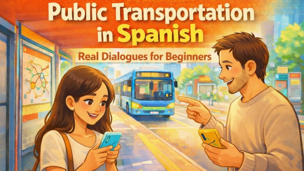 How to Use Public Transportation in Spanish | Real Dialogues for Beginners