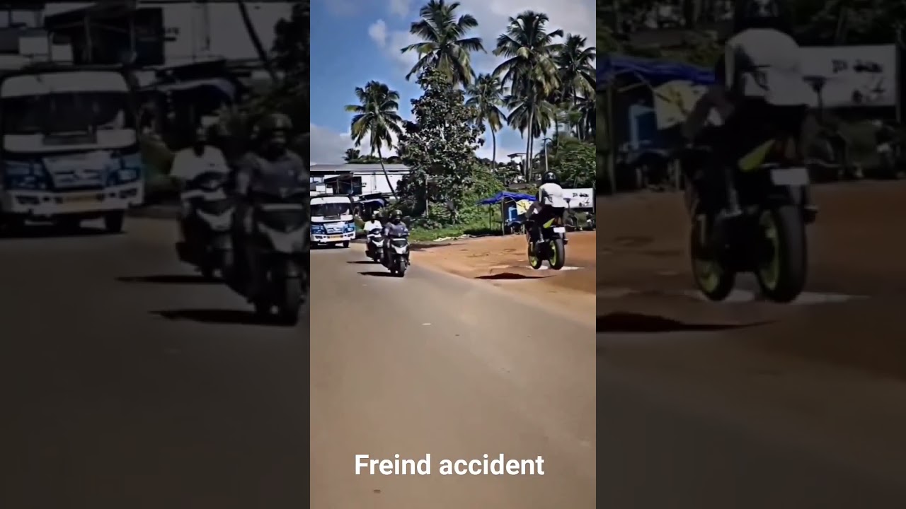 friends accident 😞...........#shorts