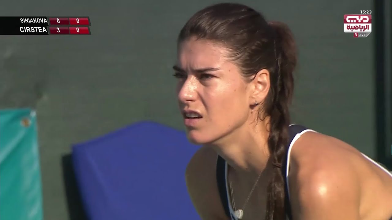 Siniakova Katerina v Cirstea Sorana - 2020 Dubai