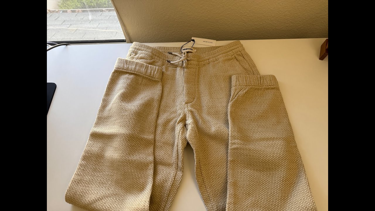 Taylor Stitch The Apres Sashiko Pant (color: Natural) Unboxing!