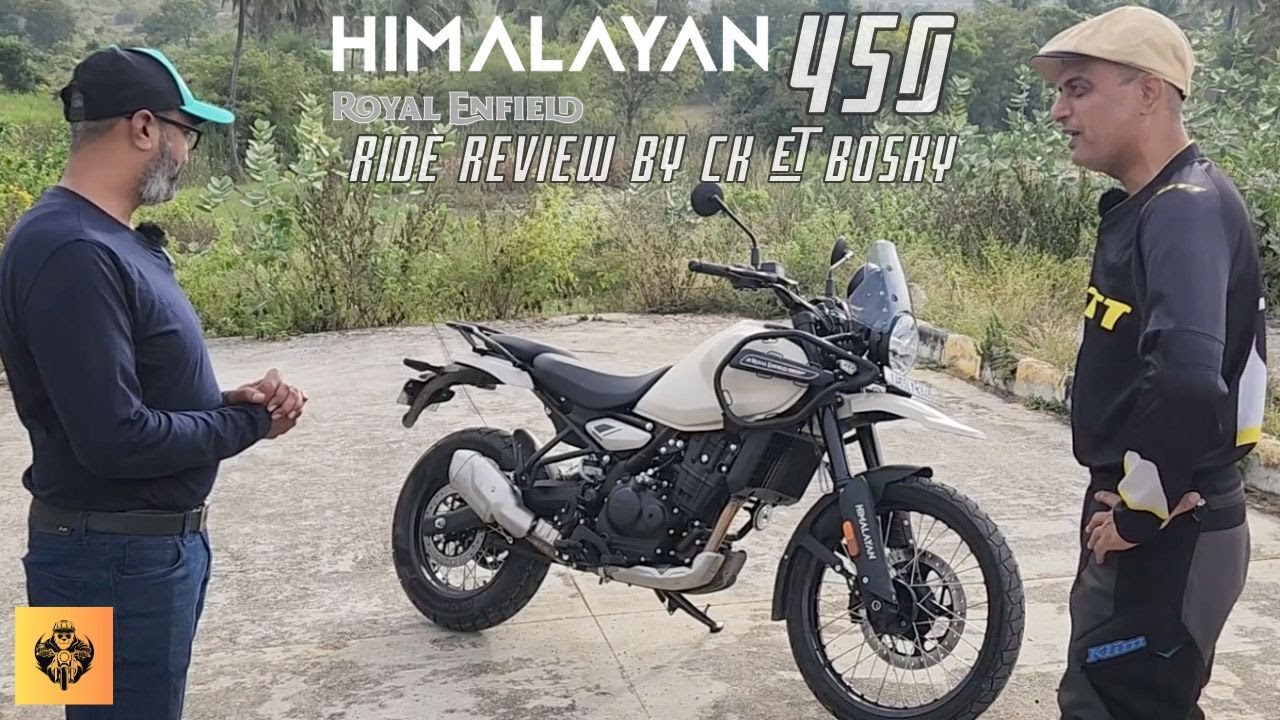 Royal Enfield HIMALAYAN 450 | Обзор езды от CK & Bosky