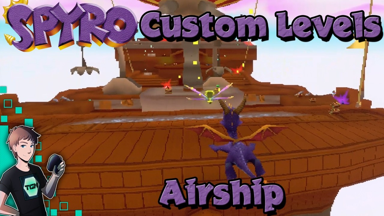 Spyro Custom Level 8 - Airship by qtderg (Spyro Skybound Heist)