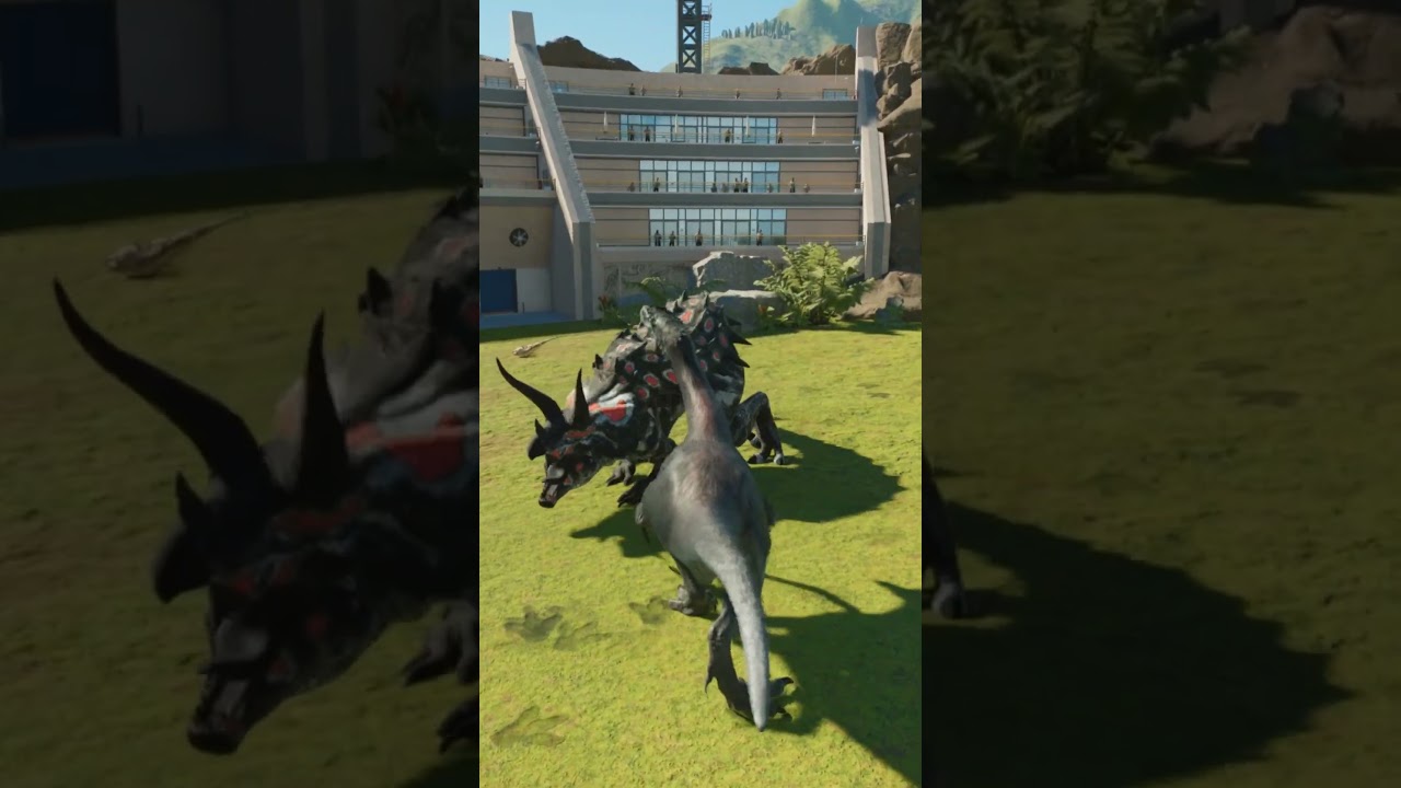 Therizonosaurus vs Ultimasaurus - Jurassic World Evolution 3.