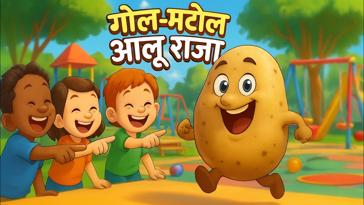 गोल-मटोल आलू राजा आया! 😂 | Kids Funny Animation | Potato King 3D