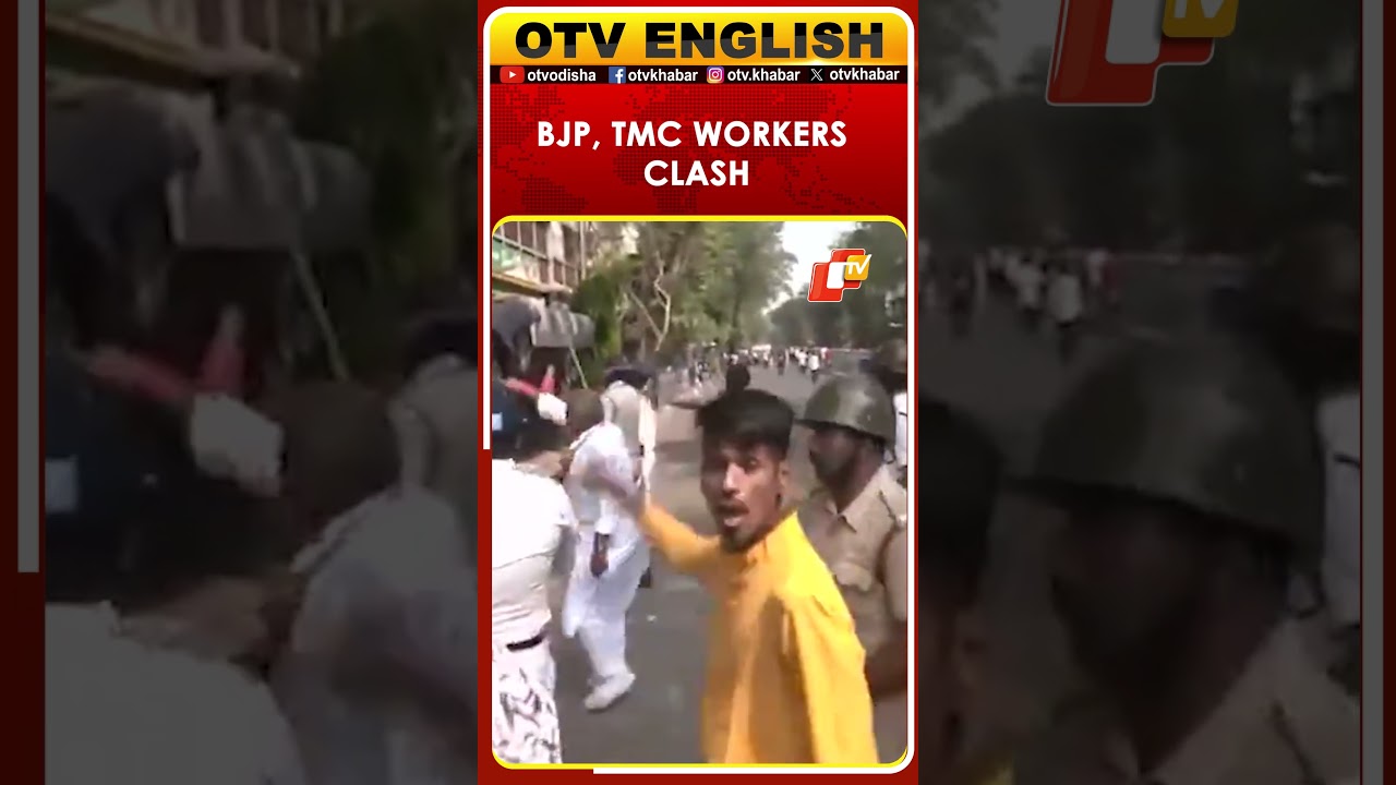 BJP And TMC Workers Clash, Stones Pelted In Kolkata's Girish Park