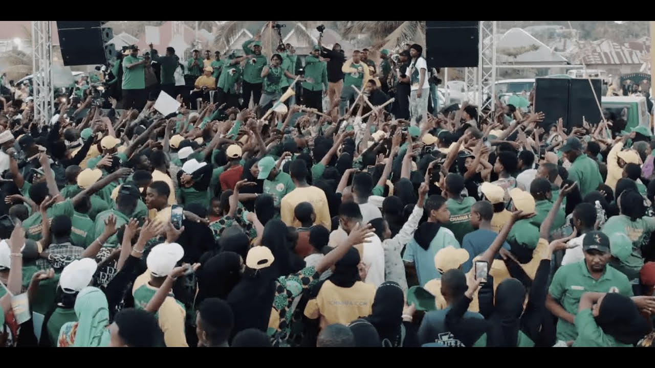 Mbosso Live Performance in Zanzibar at the Opening of Election Campaign in Kikwajuni Constituency.