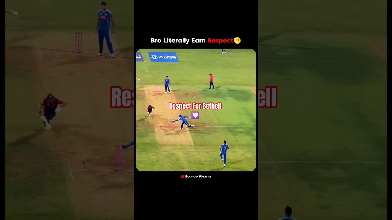 Respect For Jacob Bethell🫡❤️&zwj;🩹#rcb #indvseng #shorts #t20worldcup