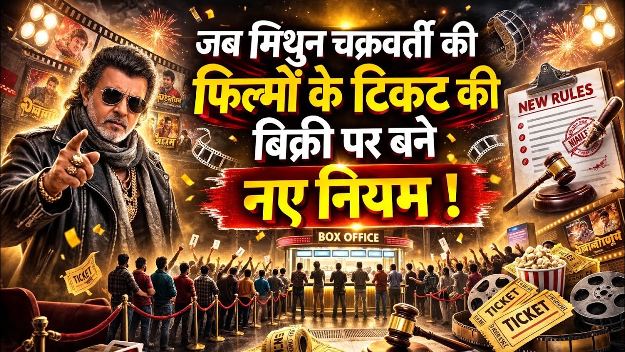 जब मिथुन चक्रवर्ती की फिल्मो के टिकट की बिकरी पर बने नए नियम | Mithun Chakraborty |
