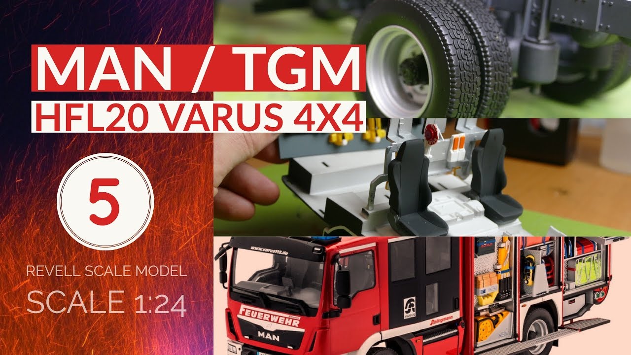 Bau des Revell HLF VARUS 4x4 MAN/Schlingmann - FEUERWEHR EP.5 [QHD 1440p]