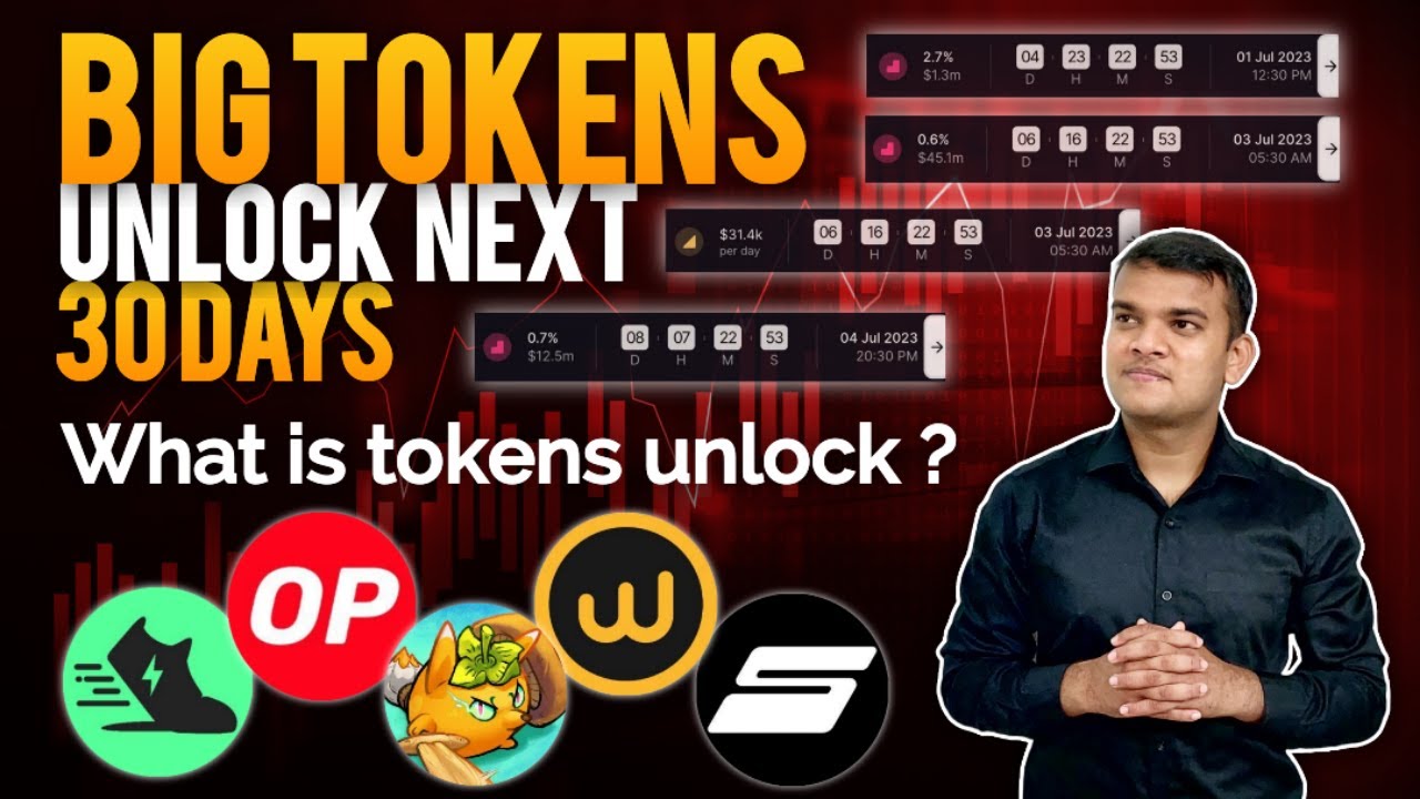 🚨Alerts: Big tokens unlock next 30 days | What is token unlock? | token unlock effects | crypto