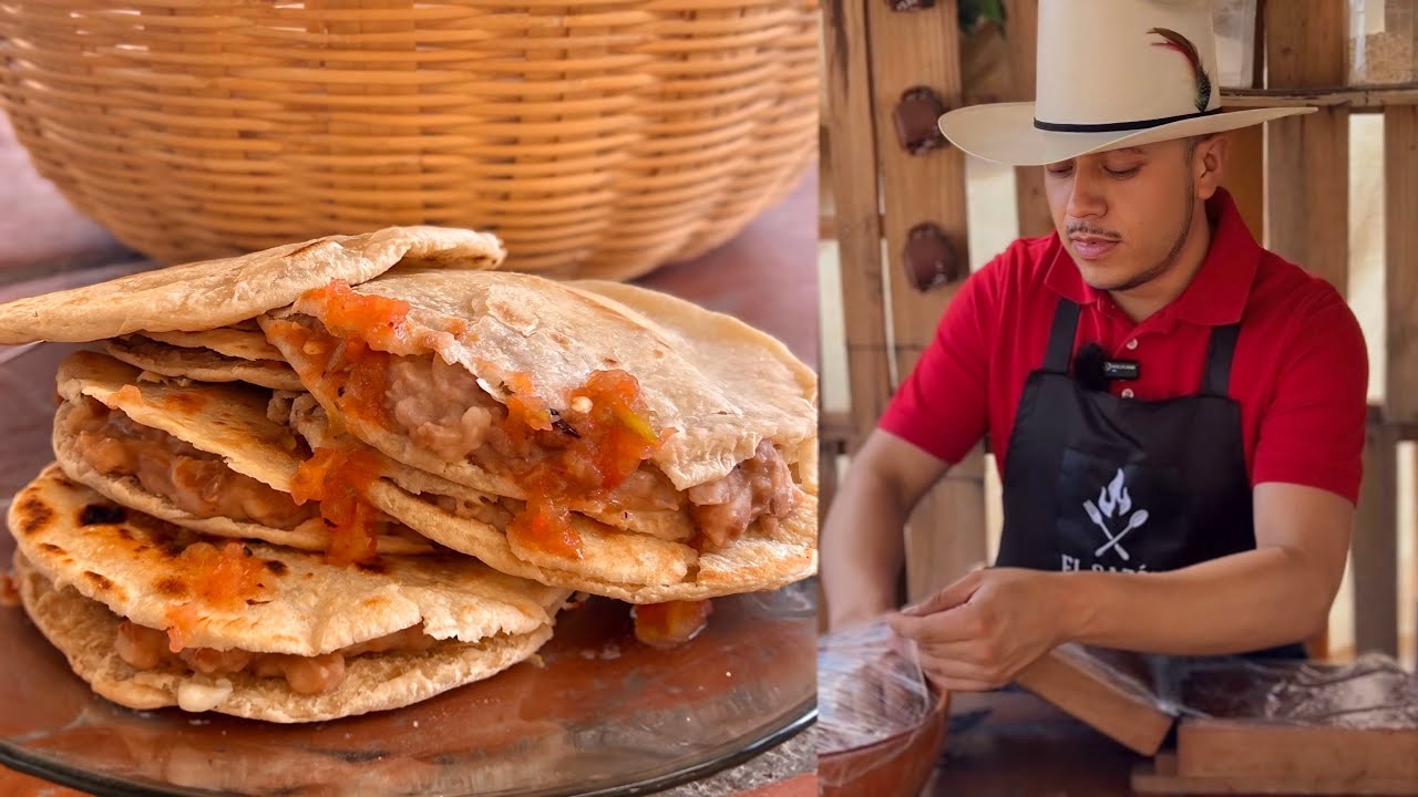 GORDITAS DE HARINA RELLENAS DE FRIJOLES Y QUESO ¡Suavecitas y Bien Doraditas!