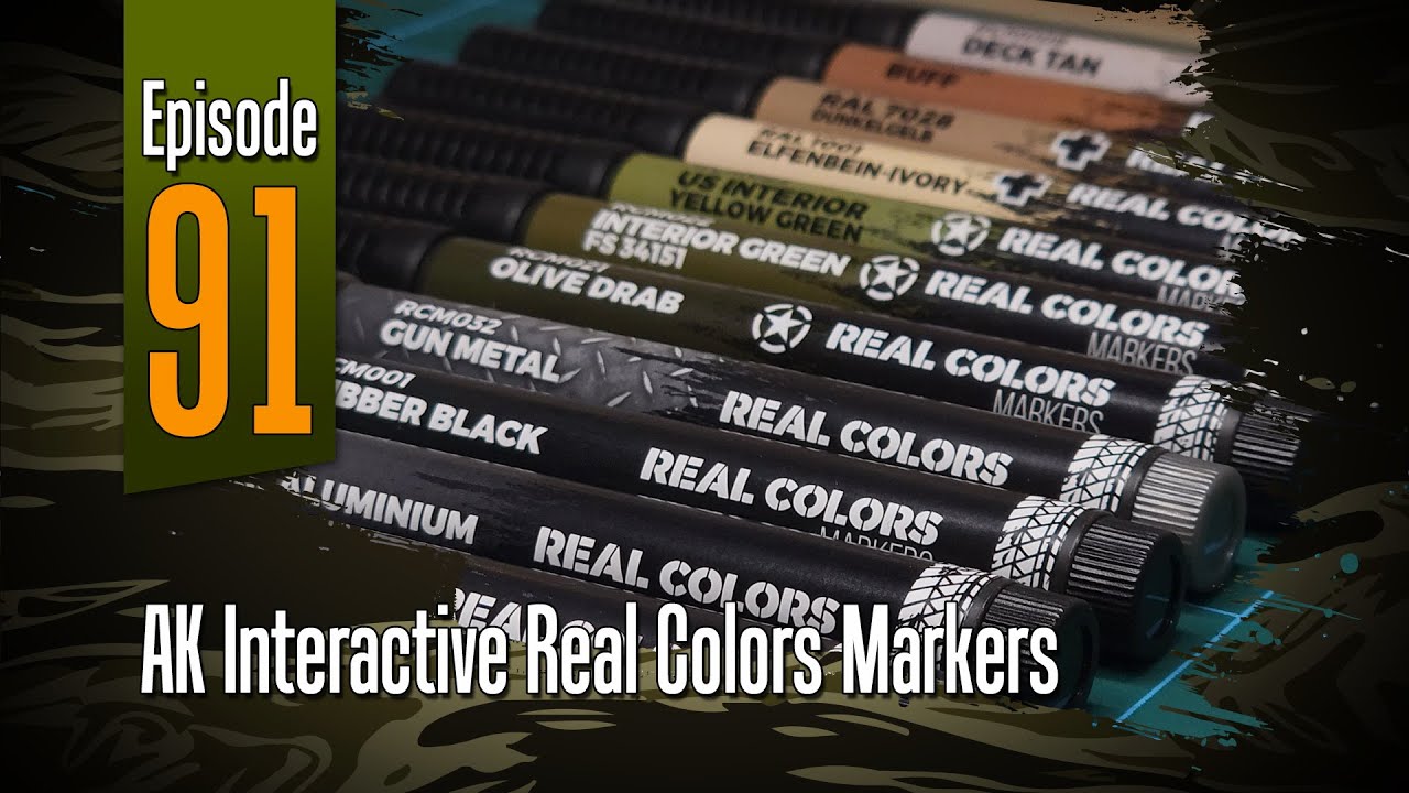 С литника | Интерактивные маркеры AK Real Colors