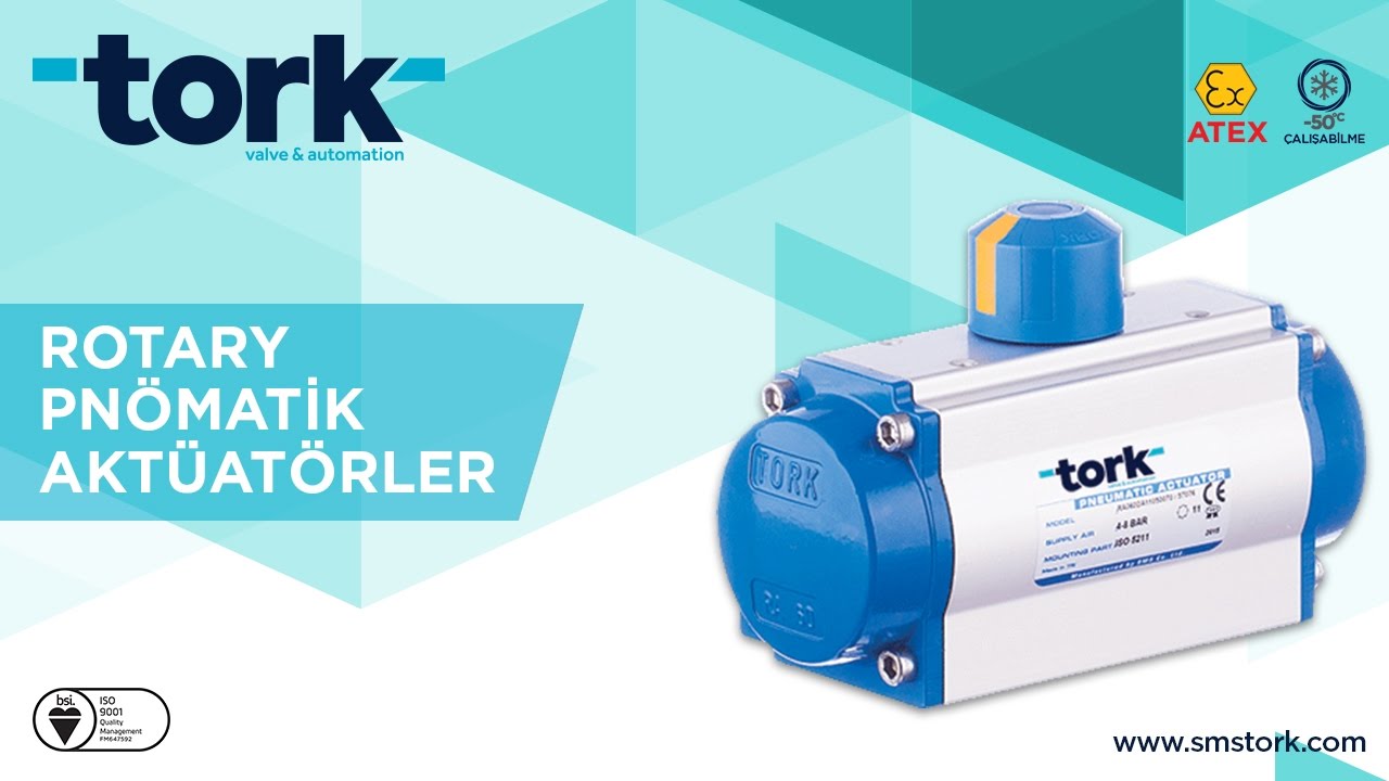 TORK Pnömatik Aktüatör Nasıl Çalışır?