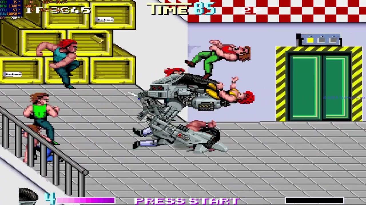 Double Dragon Reloaded Alternate Version (Robot ED209)
