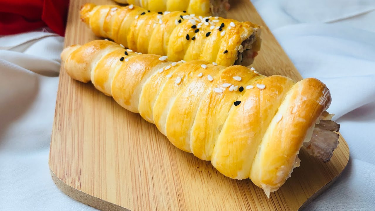 Ramadan Special Recipe - Bread Cones filled with Chicken Salad