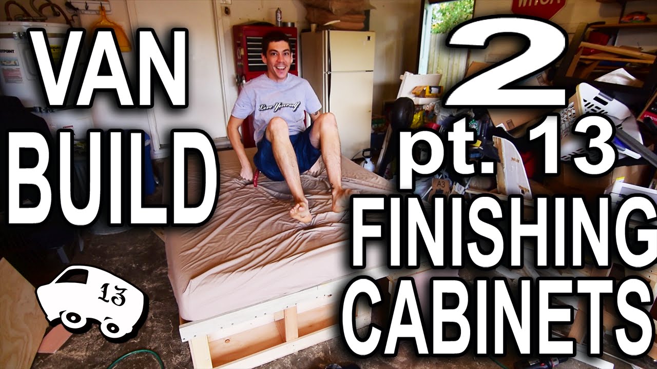 VAN BUILD 2pt.13 FINISHING CABINETS, ULTIMATE STEALTH ASTRO CAMPER VAN DWELLING