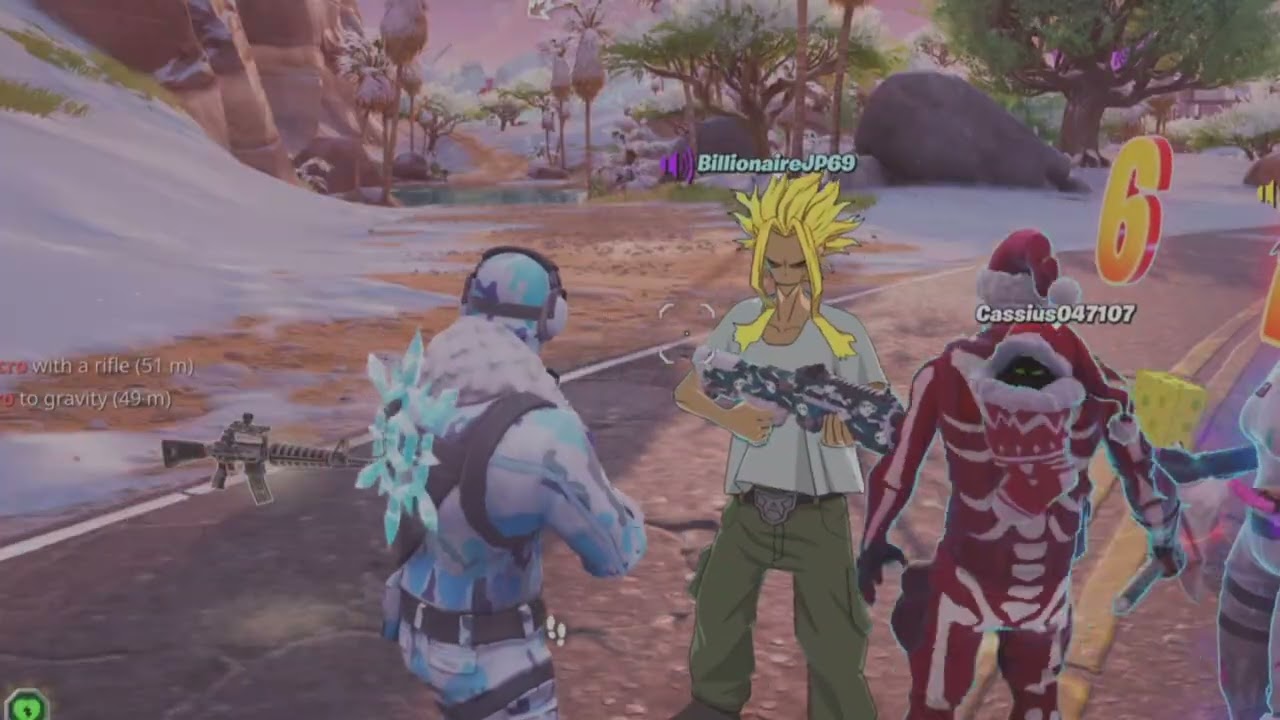 SPREADING THE CHRISTMAS JOY IN FORTNITE DELULU