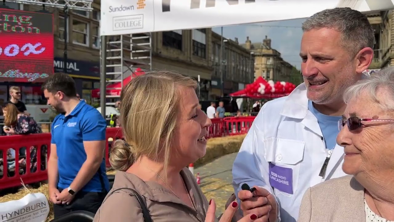 BBC Radio Lancashire's Graham Liver interview at the Soapbox Challenge 2022