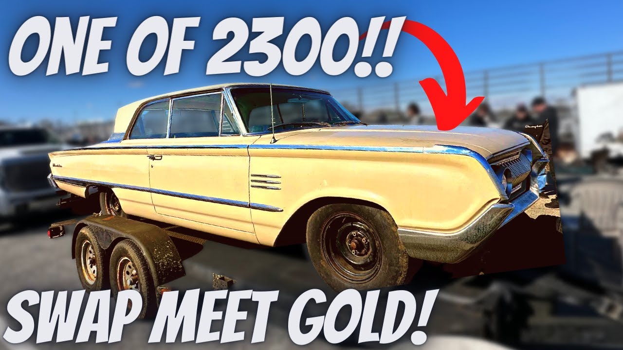 We Save A Rare One Of 2300 Mercury Montclair!! Swap Meet Gold! (Chasing Crappy Cars Ep.16)