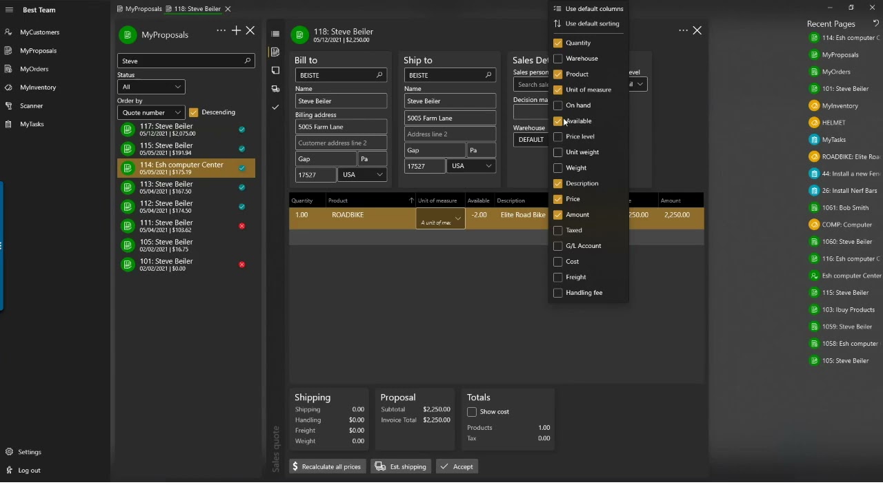 MyOrders, MyProposals, & MyTasks webinar - May 12, 2021