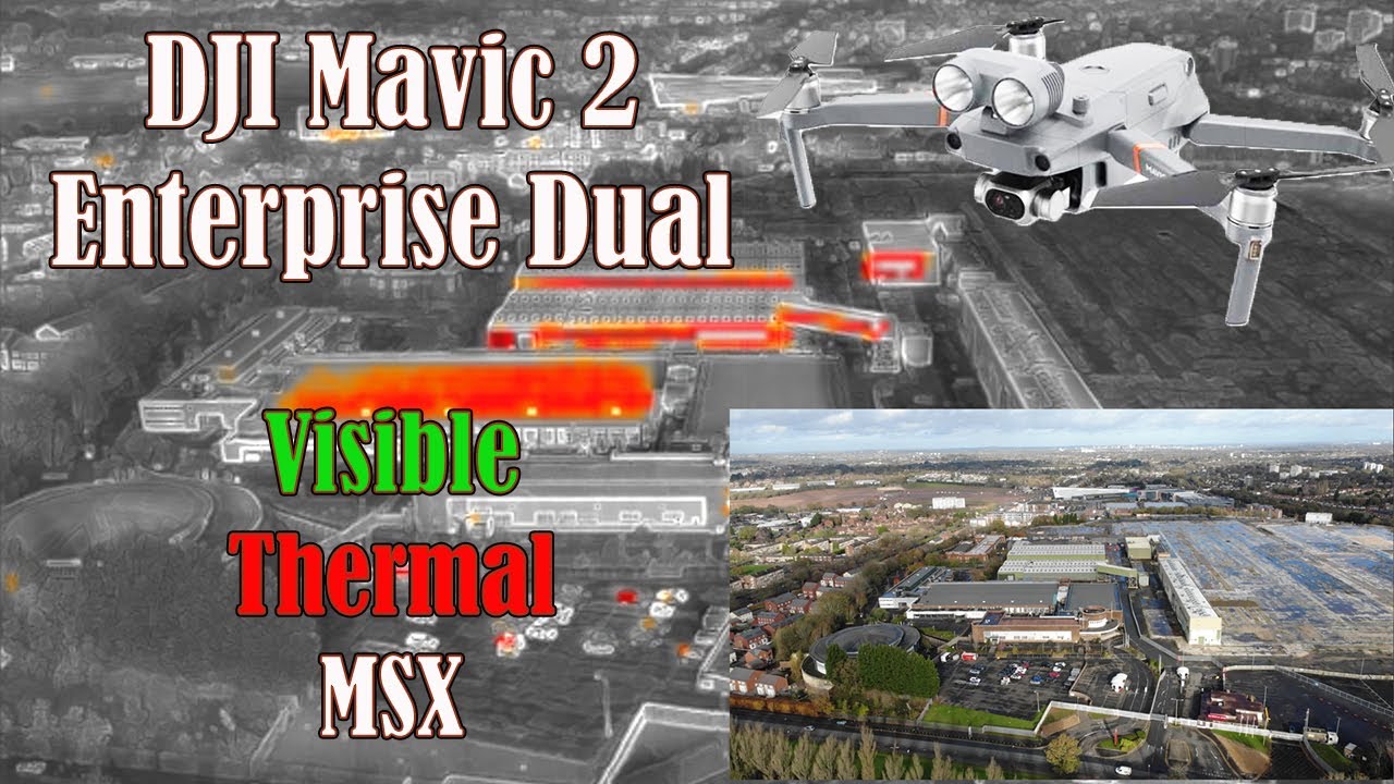 DJI Mavic 2 Enterprise Dual | Thermal, Visual, MSX and Spotlight demonstration