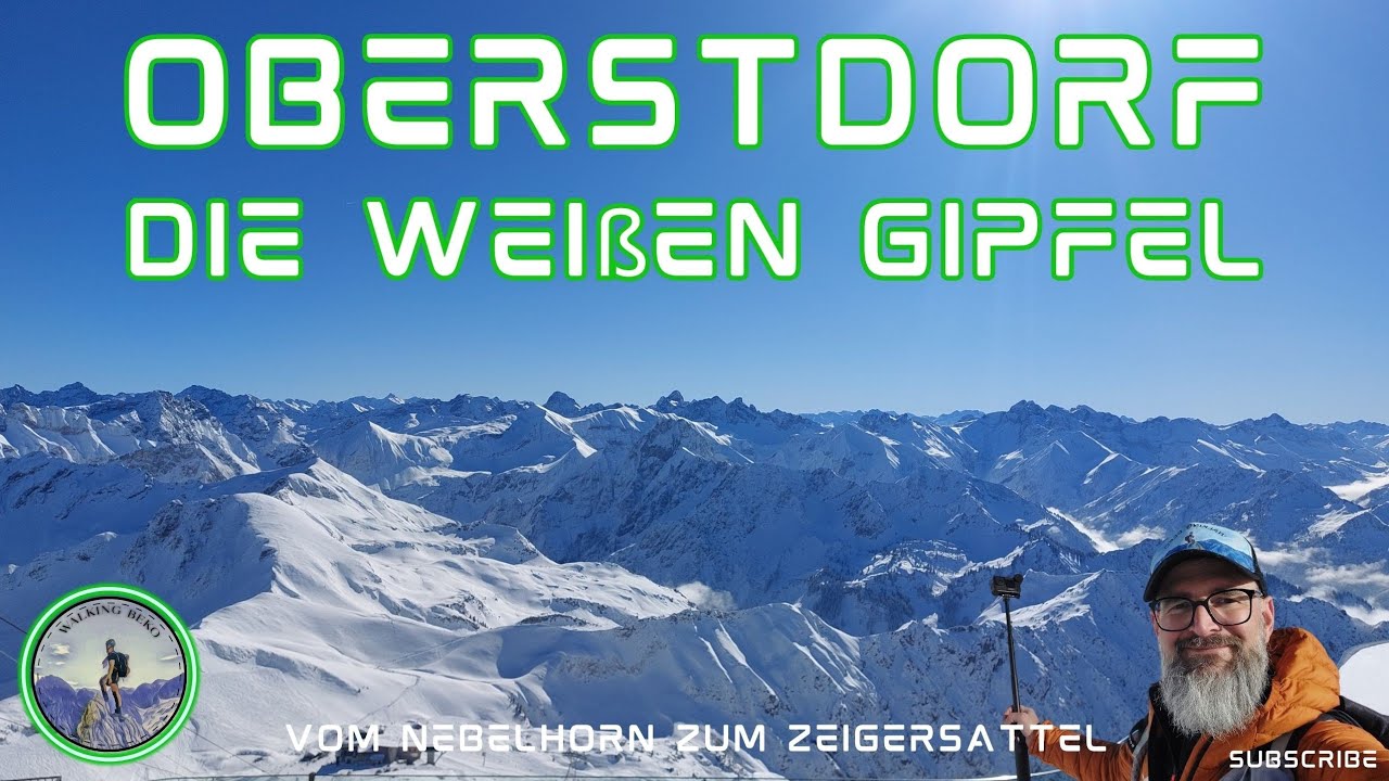 Die weißen Gipfel von Oberstdorf | Traumhafte Winterlandschaft vom Nebelhorn zum Zeigersattel