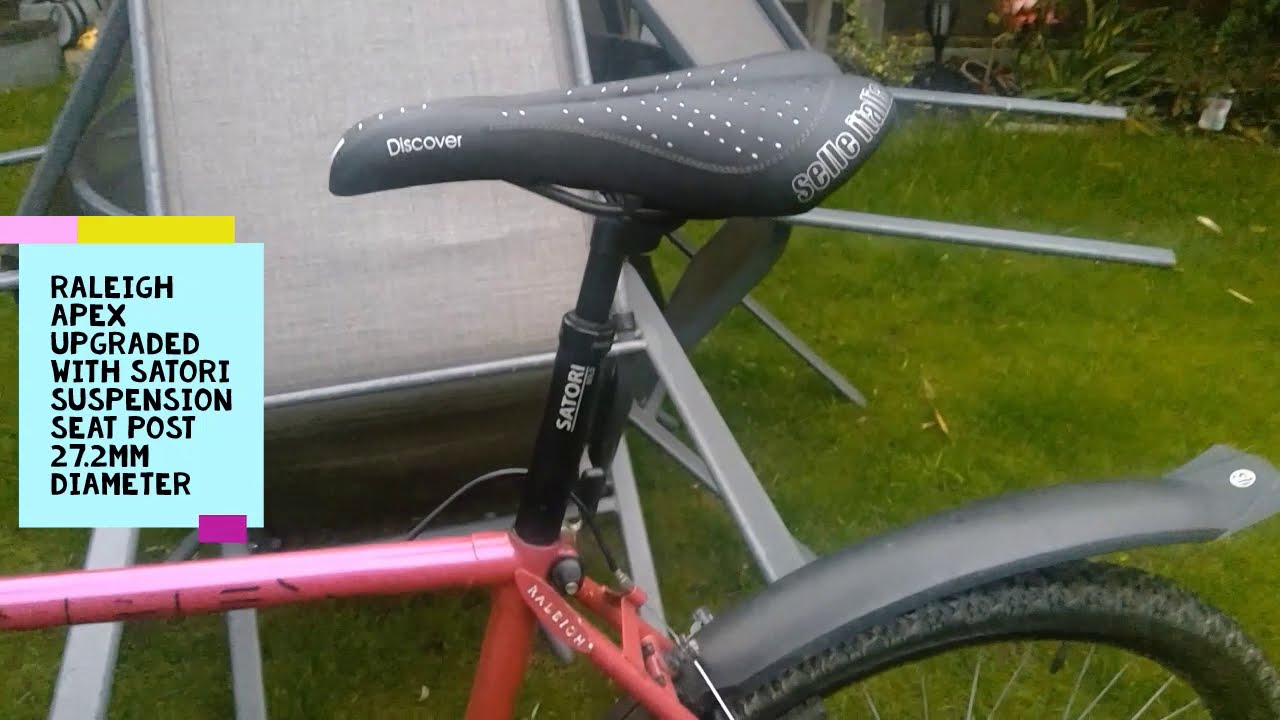 Raleigh Apex Part 2 Upgrades Mountain Bike - Selle Italia Discover Gel Flow Seat & Satori Suspension