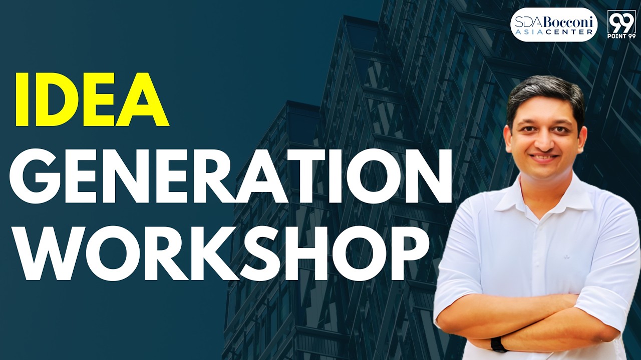 Idea Generation Workshop | CAT Strategy | GDPI | Shashank Prabhu Live