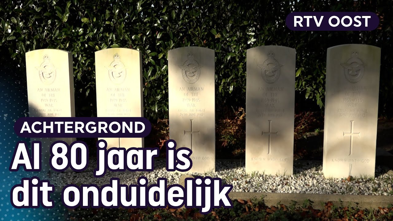 Neergestorte bommenwerper WO2: wie zijn deze onbekende militairen? | RTV Oost