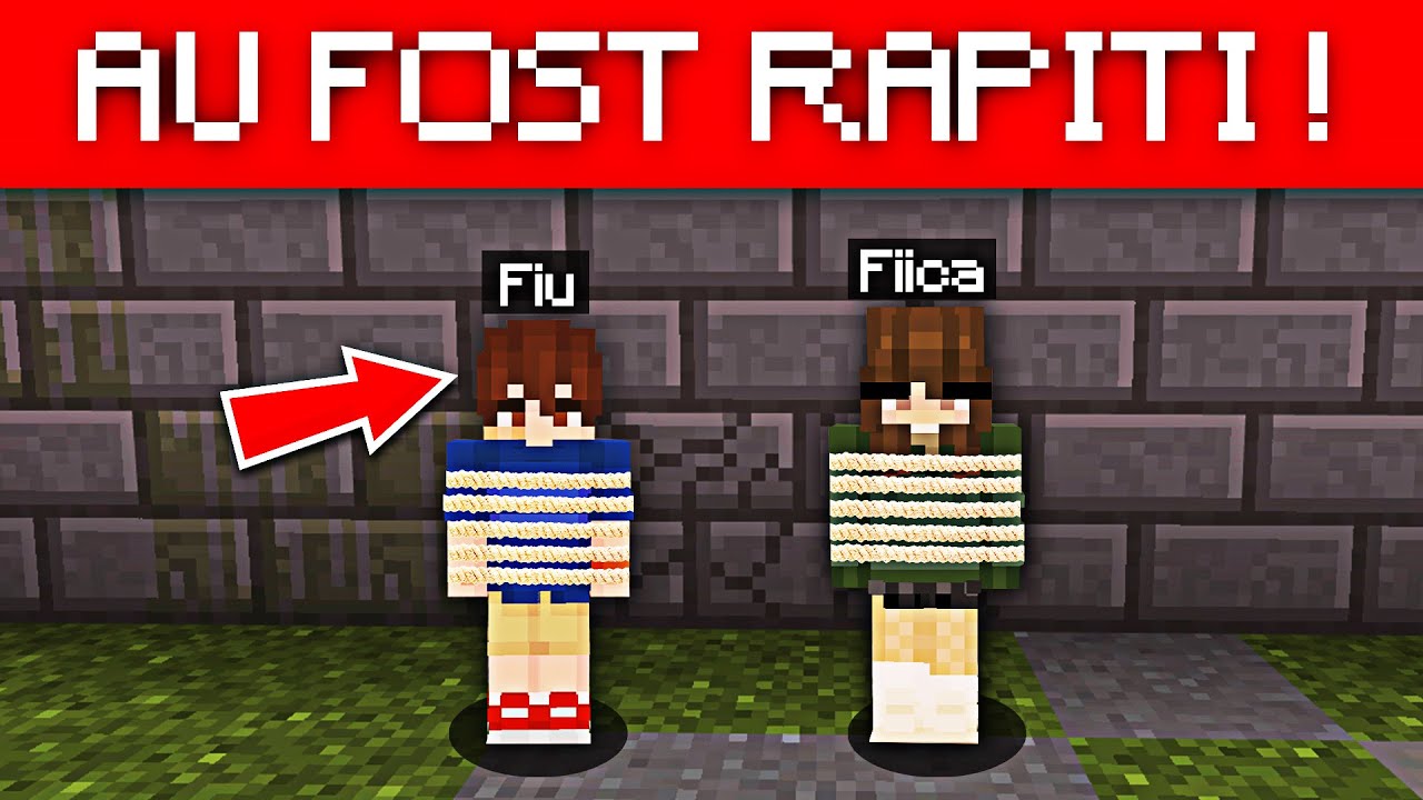 Fiica mea & fiul meu au fost RĂPIȚI ! (Minecraft)
