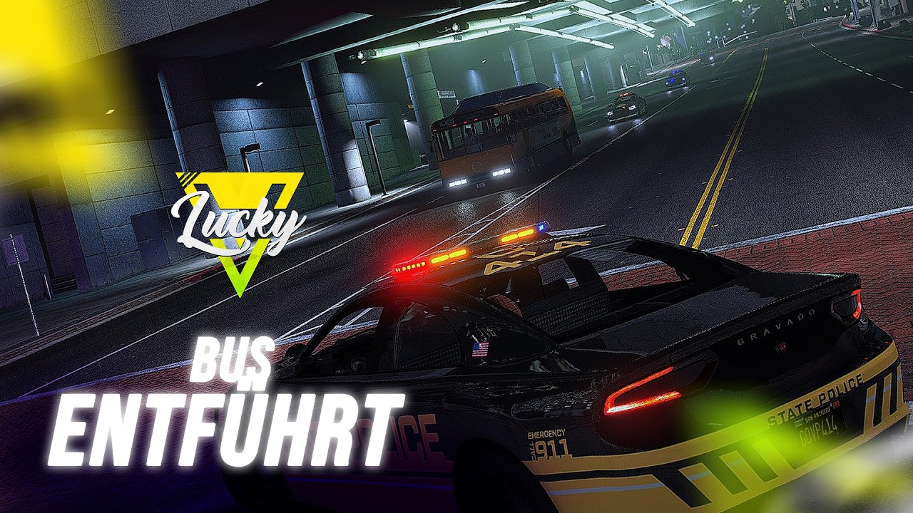 Zwischen Bus-Entf&uuml;hrung und Fahrraddiebe | GTA Roleplay | Episode 1146 | LuckyV.de