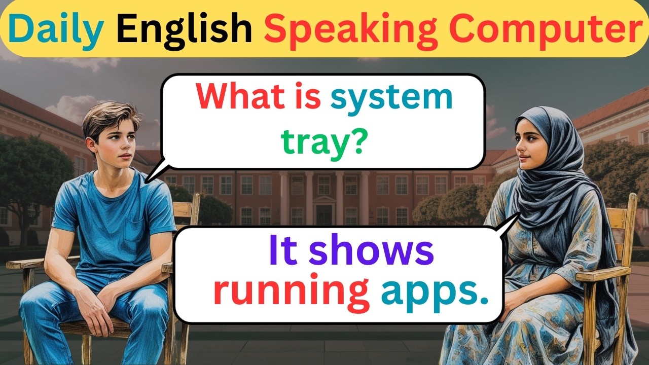 English Conversation About Computer | 50 Easy Questions and Answers for Beginners