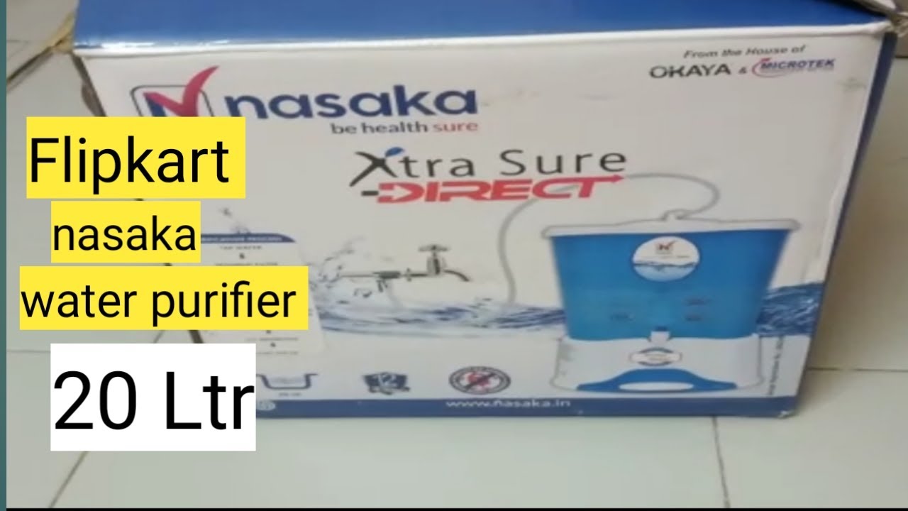 Nasaka xtra sure 20 L water purifier #water purifier review & assembly #