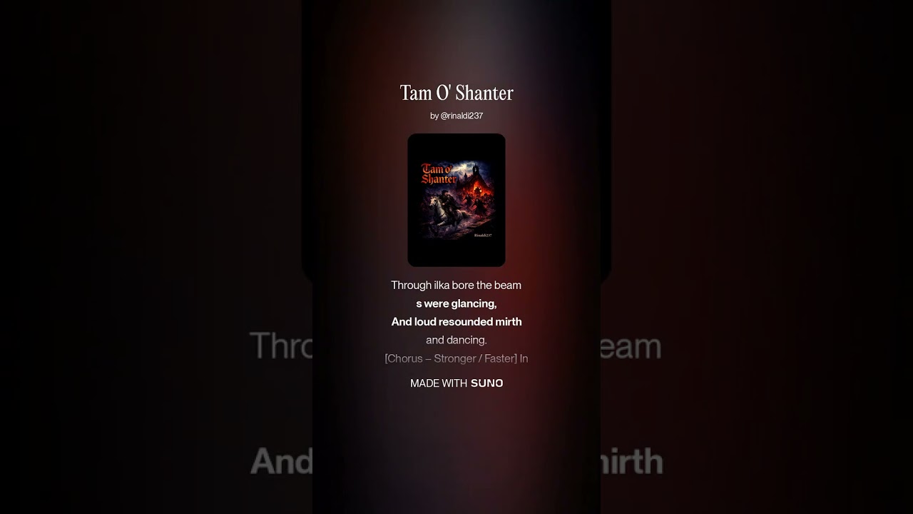 Tam O' Shanter