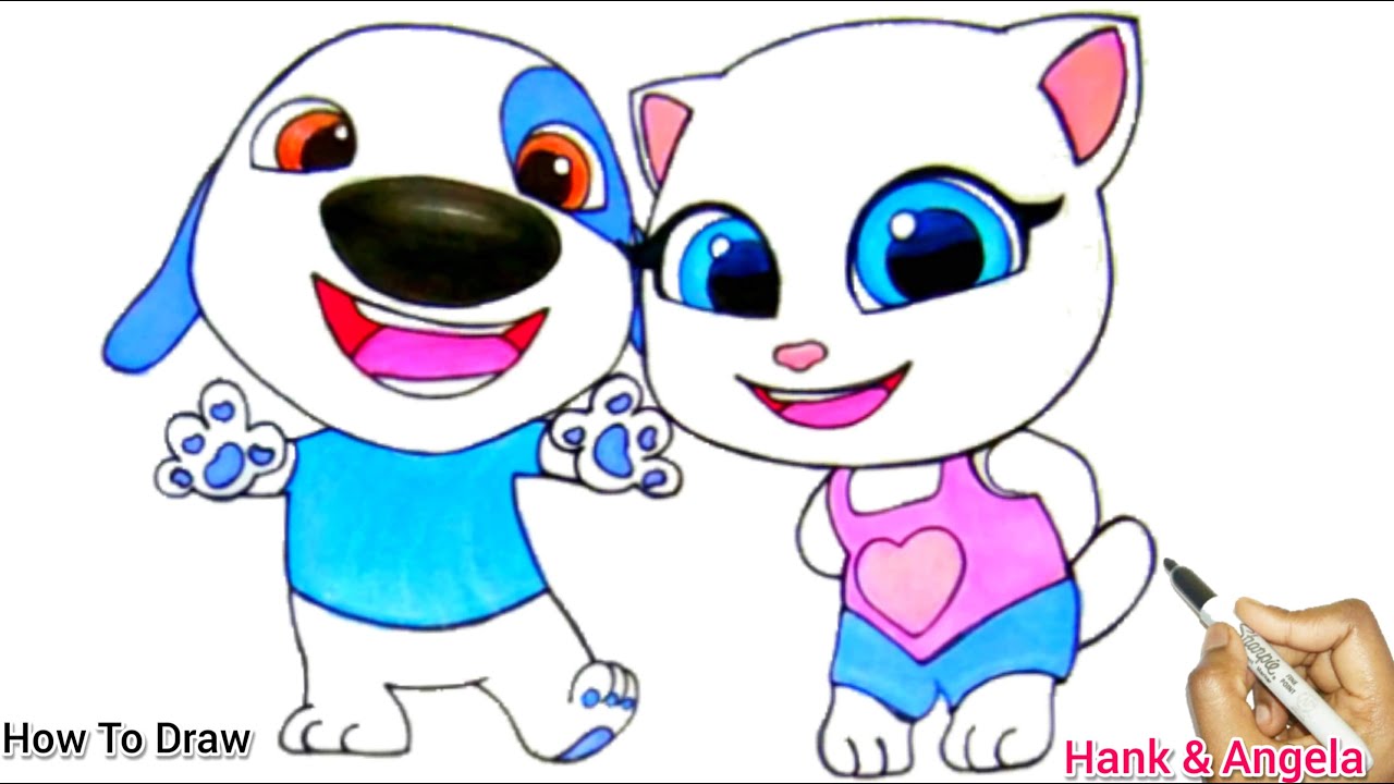 My Talking Tom Hank & Angela | Summer Fun With Hank & Angela From Talking Tom & Friends