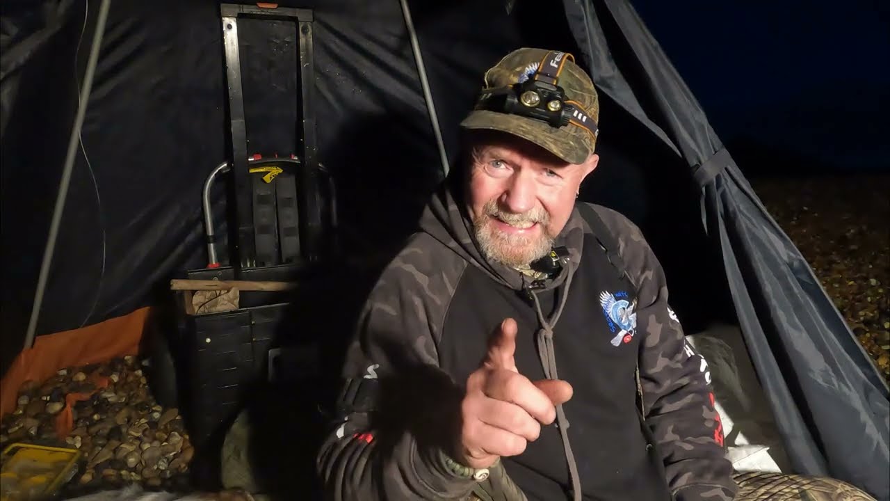 My secret to  more bites - Night fishing  on the beach - Langney Point  near Eastbourne