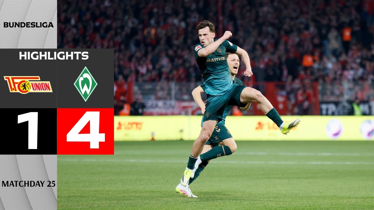 Union Berlin - Werder Bremen | 1-4 | Zusammenfassung | Bundesliga 2025-26 | union berlin bremen