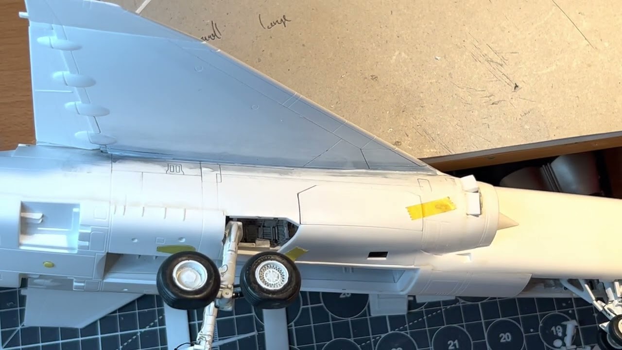 BAC TSR2: 1:48 scale. Build stage 6