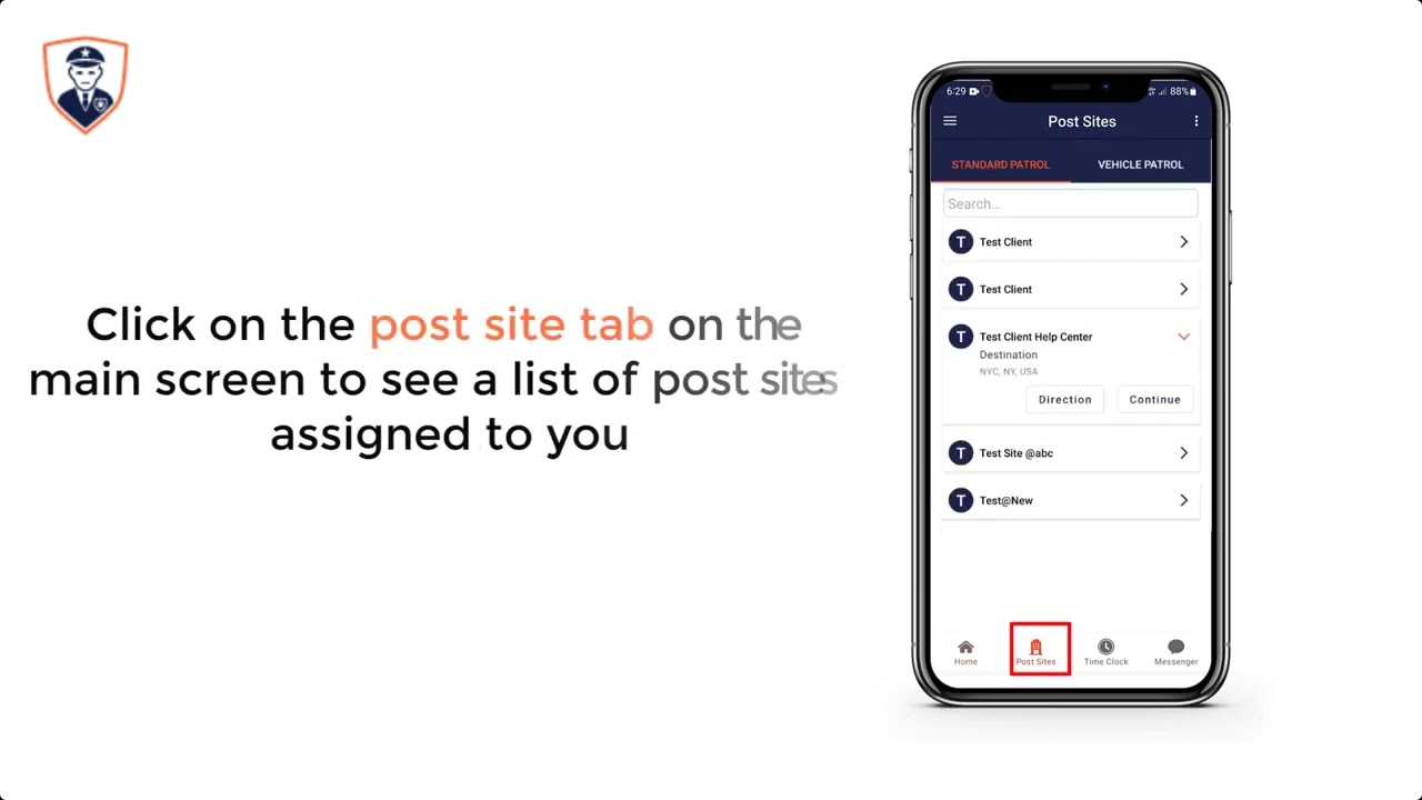 How To Check Into A Post Site On Mobile App? -GuardsPro Help Center Video